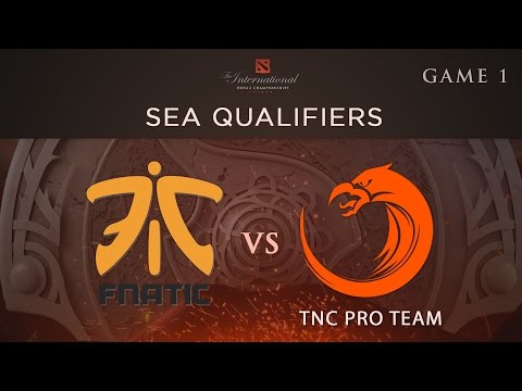 The International 2016 SEA Main Qualifier - Tie Breaker [Phase 1] Fnatic vs TNC Pro Team