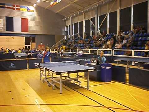 EURO MINI CHAMPS 2013 Table tennis Sidorenko V 3 этап  1 игра с французом 3 0