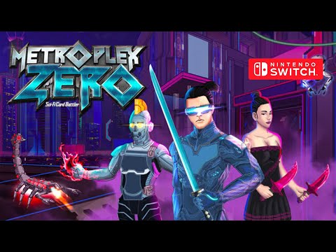 Metroplex Zero Sci-Fi Card Battler Gameplay Nintendo Switch