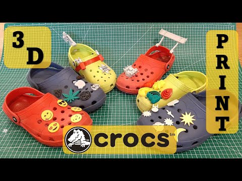 Free 3D file Crocs Spike Jibbitz - Pointy Charms 🎭・Template to