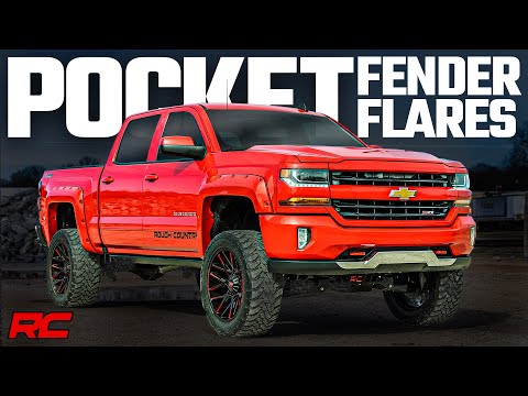 Rough Country Riveted Pocket Fender Flares