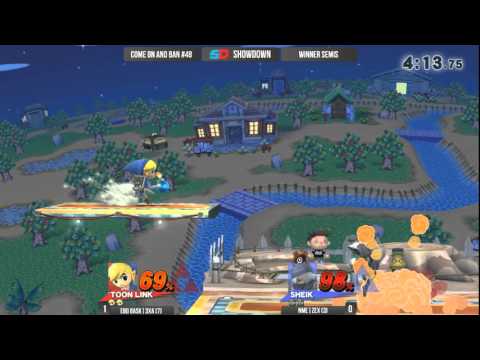Come on and Ban #48 - Winner Semis: EBG BaSK|3xA (Toon Link) vs NME|Zex (Sheik)