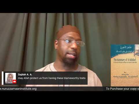 After-Maghrib Reading of the Akhdari (Maliki Fiqh)- Lesson #6 - Sins of the Tongue & the Heart