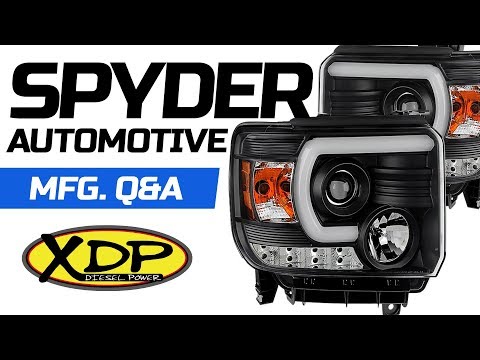 Spyder Automotive Lights Product Overview & MFG Q&A