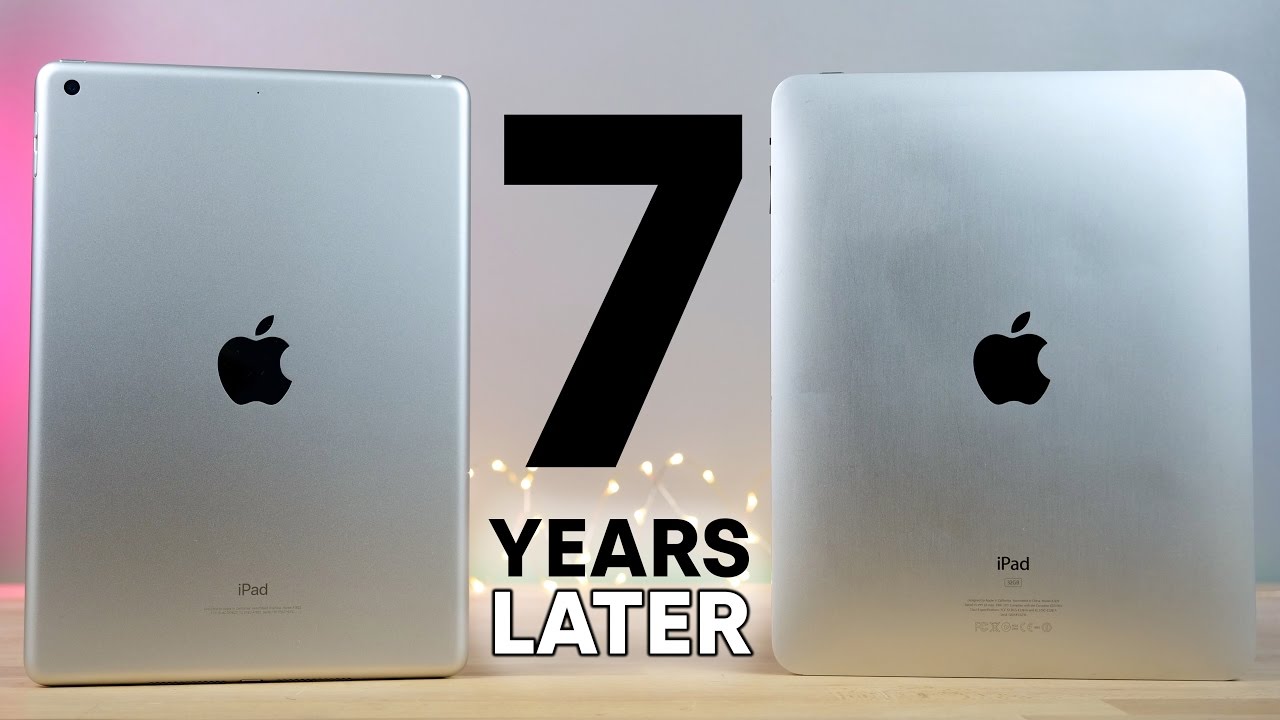 2017 iPad vs First iPad! 7 Year Comparison