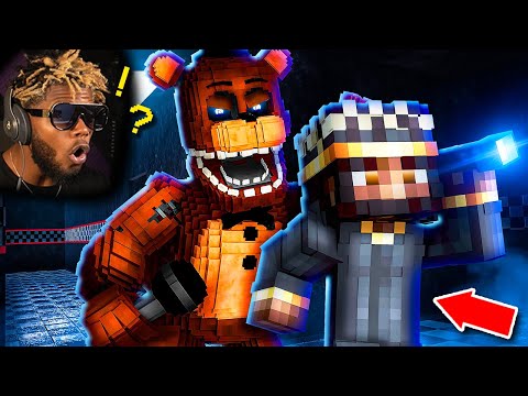 YaBoiAction - Working The NIGHT SHIFT at a FNAF Store in Minecraft… *SCARY*