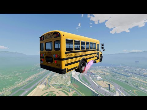 Which Car Can Escape The Car Jump Arena?!? #30  - BeamNG.Drive