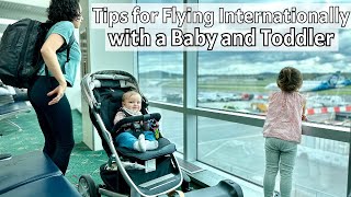 Tips for Flying with a Baby & Toddler on International Flights (we flew 24 hours USA to Australia!)