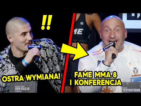 Marcin Najman vs Don Kasjo ostra wymiana na I Konferencji Fame MMA 8!