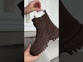 Ботинки женские замша на меху 593562 Черные Відео