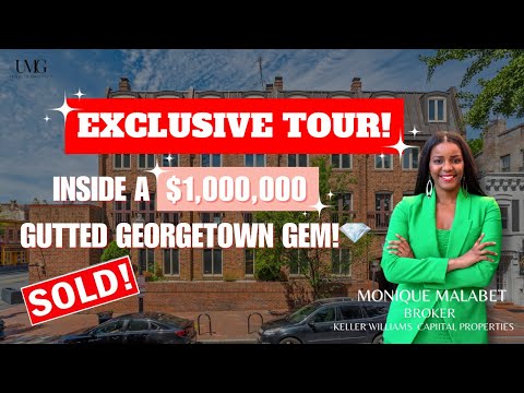 Take A Peek Inside This $1 Million Gutted Georgetown Gem! Real Estate Tour - Videos