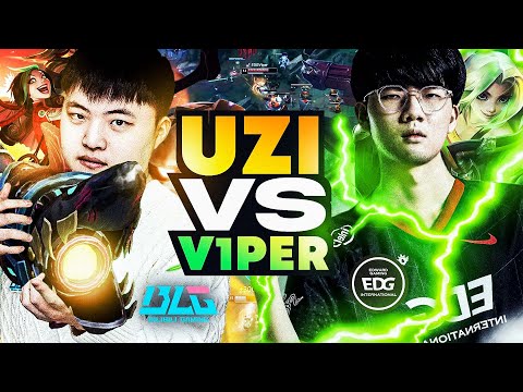 UZI VS VIPER - EDG VS BLG COSTREAM - CAEDREL