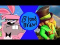 Easter Bunny Vs Leprechaun Fairly Odd Parents Vs Spyro BLOOD BRAWL