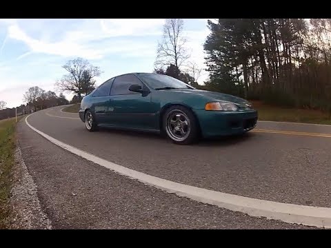 EG HONDA CIVIC SPEC D EXHAUST INSTALL