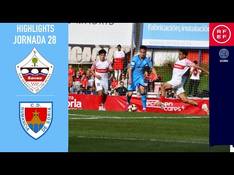Resumen #Segundafederación |UD Sanse 7-1 CD Numancia | Jornada 28 Grupo V