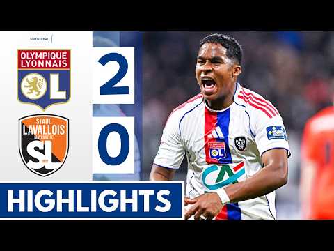 Lyon vs Stade Laval 2-0 - Resume - Endrick Goal