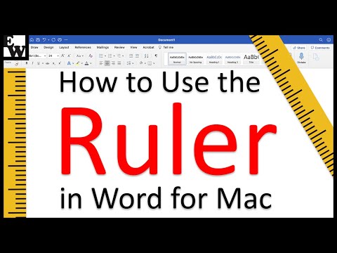 How to Use the Ruler in Word for Mac Video