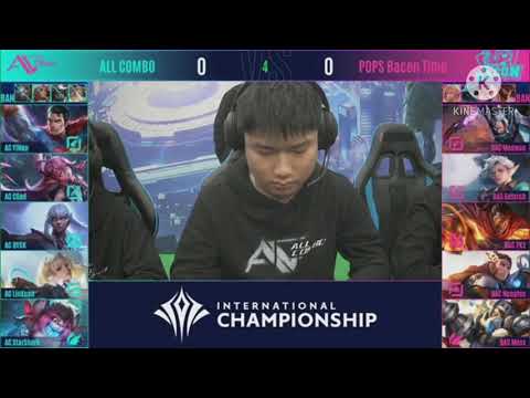 Rov Championship AIC 2020 | Group Stage | Week 1 Day 2 Match 4 ALL COMBO vs POPS Bacon Time Game 1