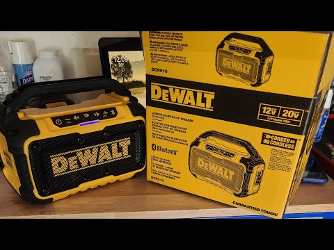 Dewalt DCR010 jobsite bluetooth speaker 3 month review!! nice 👌