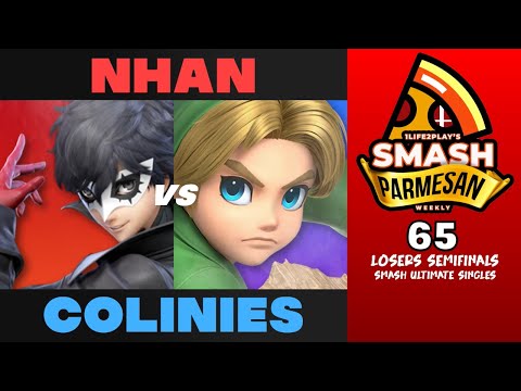 Nhan vs colinies - Smash Ultimate Singles Losers Semifinals Smash Parmesan 65 - Joker vs Young Link