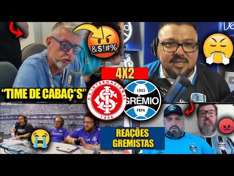 Reactions of furious Grêmio fans to the defeat - Inter 4x2 Grêmio [React to the 2026 Gaucho Champ...