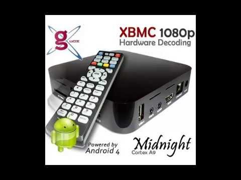 G-Box Midnight Android 4 TV Box - IPTV Mini Web Streaming HTPC Player