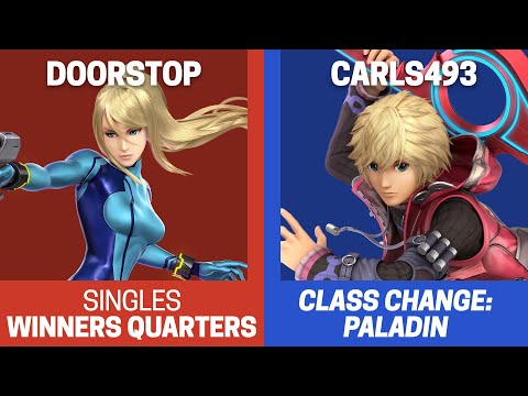 Class Change: Paladin Singles Winners Qtr. - Doorstop (ZSS) vs Carls493 (Shulk, Inkling, Mega Man)