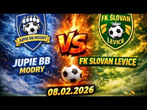 Jupie BB modrý - FK Slovan Levice, 4. Zápas, Turnaj Badín, 08.02.2026