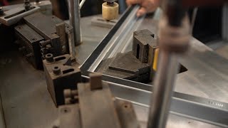 Aluminium window manufacturing process