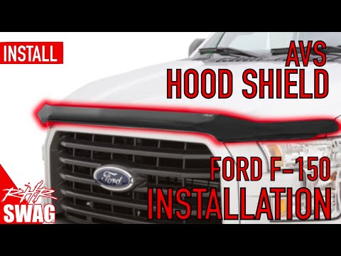AVS Hood Shield Installation - Ford F-150 - RHRSwag.com