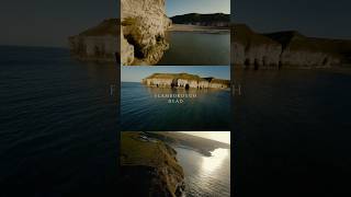 Ocean and cliff surfing at Flamborough Head | Yorkshire | Cinematic FPV Drone #shorts