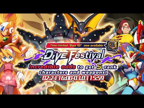 Mega Man X DiVE - Bass GS Makes DiVE Festival His Own Vanishing World