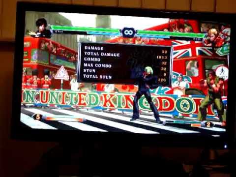 KOF XIII: Kyo HD Combo (1013 Damage) - Console