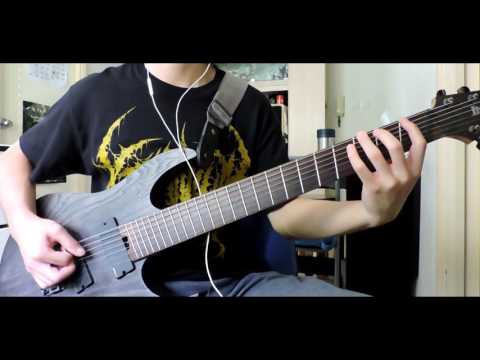 AngelMaker--Leech guitar cover (with tabs) (Ibanez RGIF7/ Atomic Amplifier)