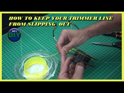 Why your line keeps slipping out and unraveling (Solution) / Jon's DIY
