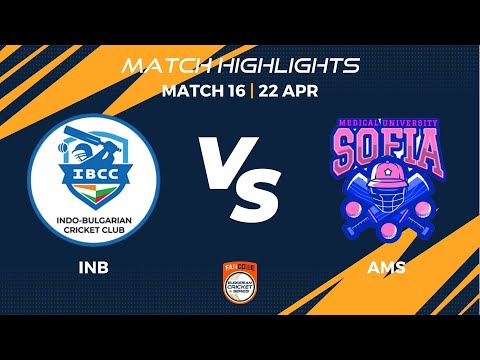Match 16 - INB vs AMS | Highlights | FanCode ECS Bulgaria, 2022 Day 5 | ECS22.112