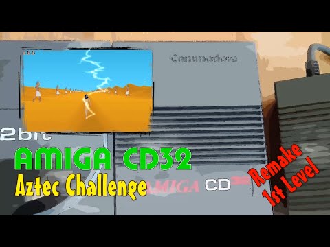 Commodore Amiga CD32 -=Aztec Challenge=- Remake 1st Level