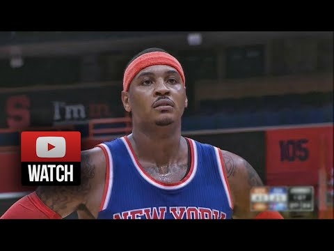 Carmelo Anthony Full Highlights vs 76ers (2014.10.14) - 17 Pts, Return to Syracuse!