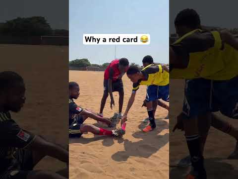Why a red card 😂