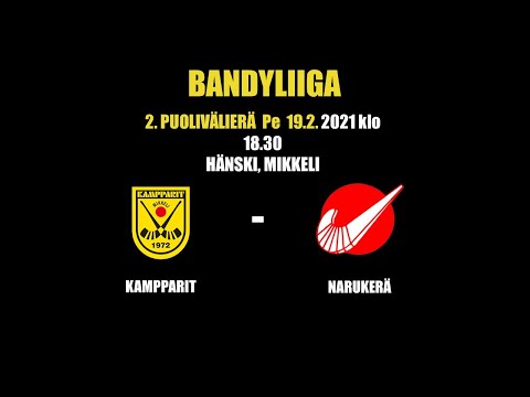 Kooste puolivälieräottelusta  Kampparit -  Narukerä  19.2.2021