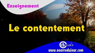 Le contentement
