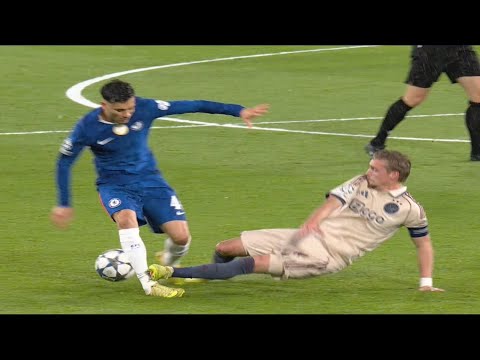 Kenneth Taylor red card, Chelsea vs Ajax Highlights, Kenneth Taylor SENT OFF with Straight Red card
