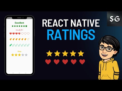 Star Rating in React Native || Create Custom ratings in React Native App