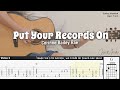 Put Your Records On - Corinne Bailey Rae | Fingerstyle Guitar | TAB + Chords + Lyrics