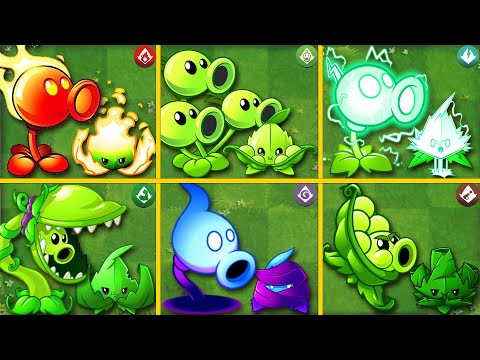 Random 6 Best Pair PEA & MINT Plants POWER-UP - Who Will Win? - PvZ 2 Plant Vs Plant