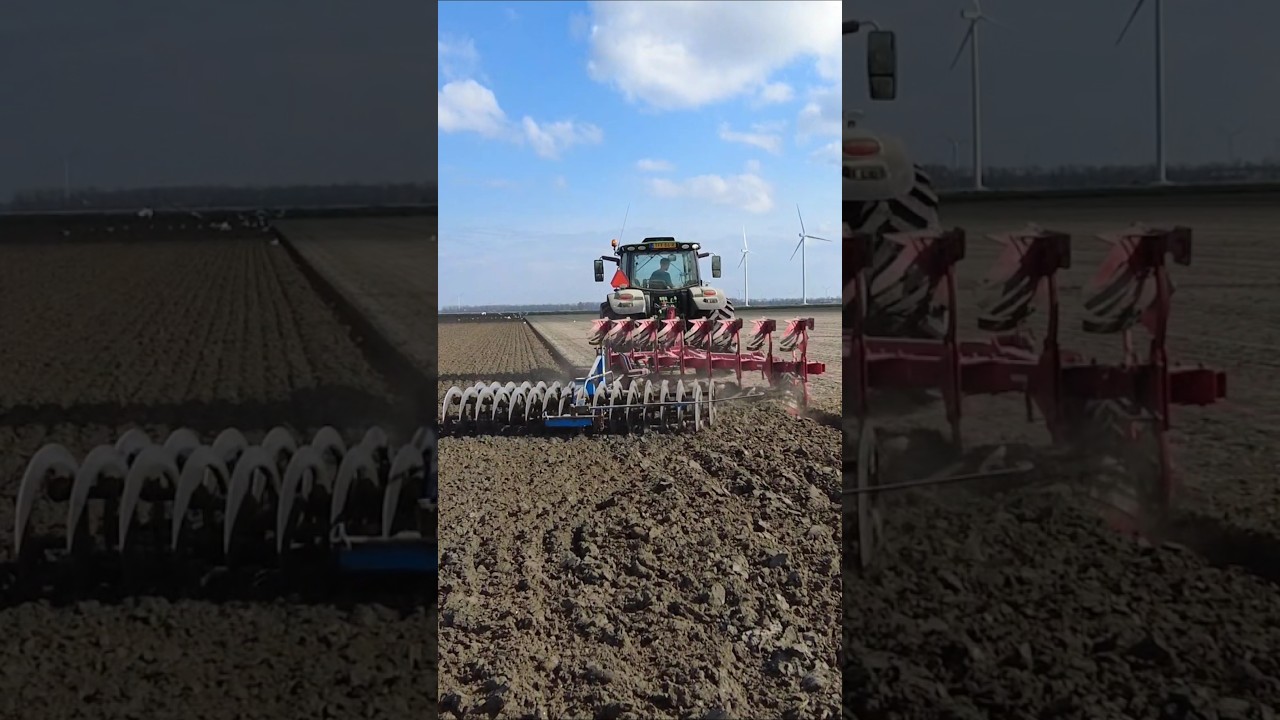 John Deere 6130R 😎 #tractor #ploughing #agriculture #farming #landwirtschaft #traktor #lemken #agro