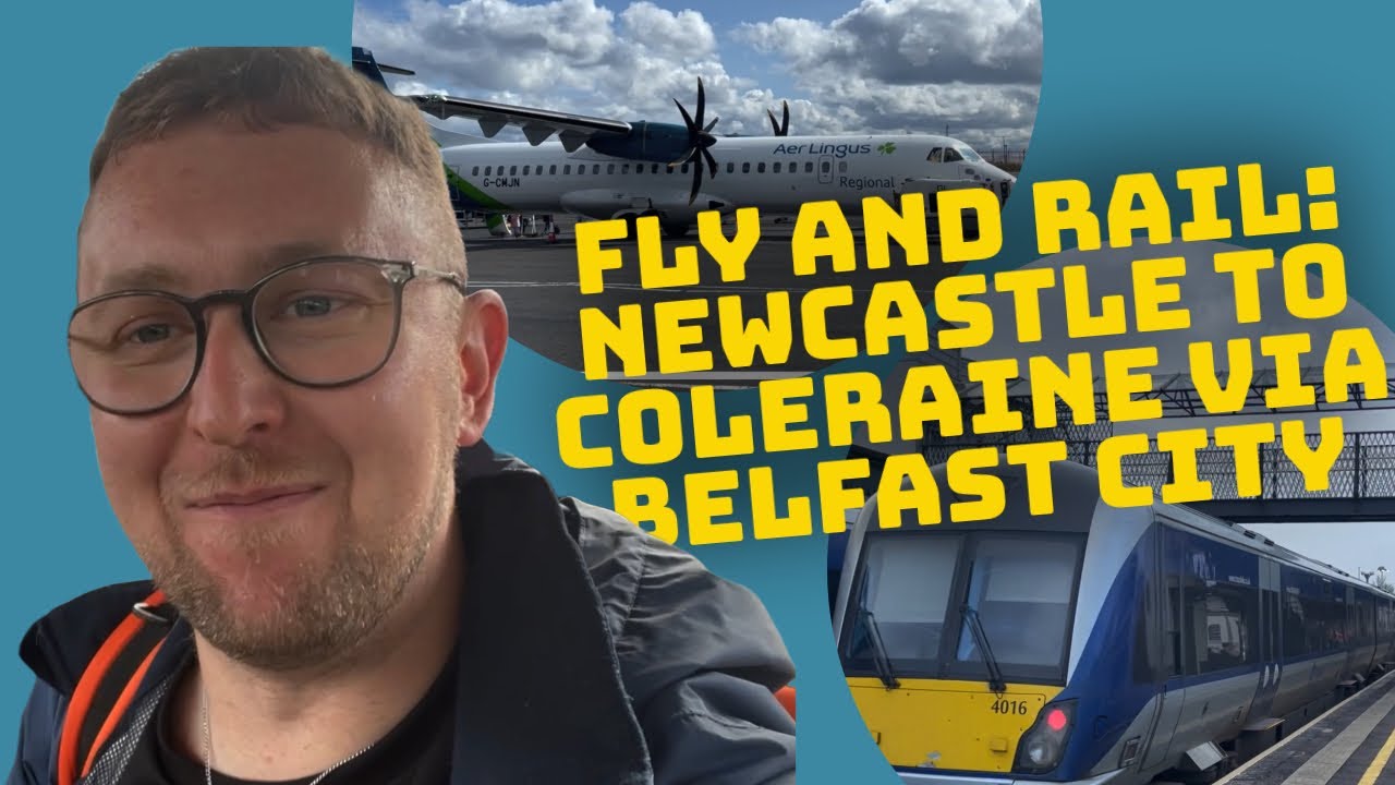 CAN YOU DO NORTHERN IRELAND BY PUBLIC TRANSPORT?! Belfast City Airport FLY & RAIL 🚆✈️