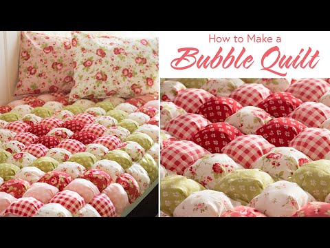 How to Make a Bubble Quilt | a Shabby Fabrics Tutorial