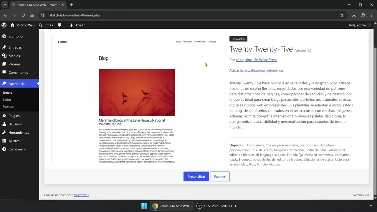 16. WordPress - Herramientas