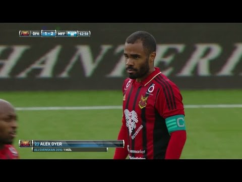 Dyer reducerar för ÖFK med sitt första allsvenska mål - TV4 Sport